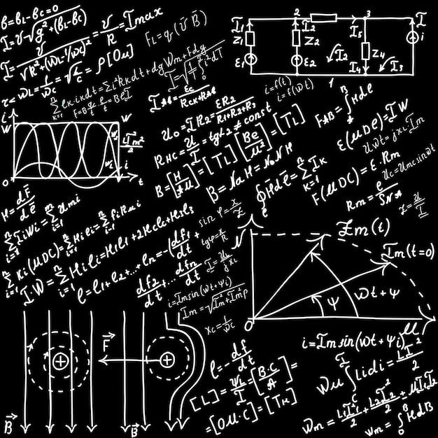 Mathematical equations and formulas