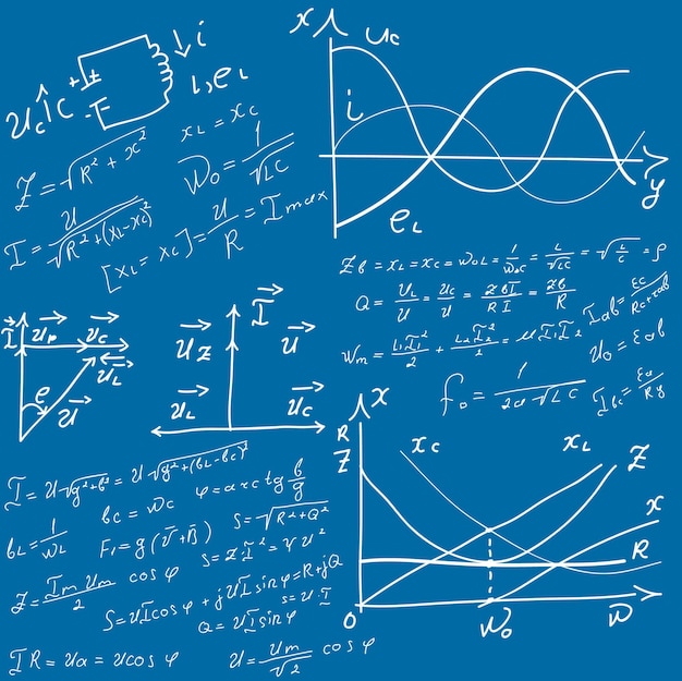 Mathematical equations and formulas