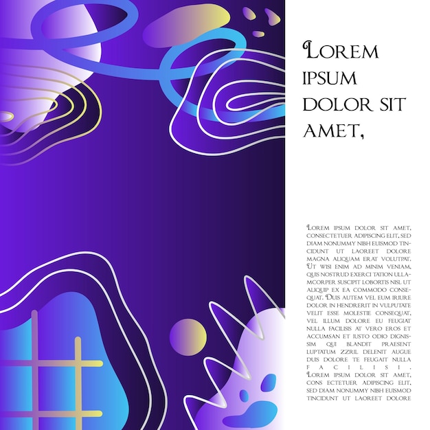 Maximalism Abstract Design Tamplate Layout Page