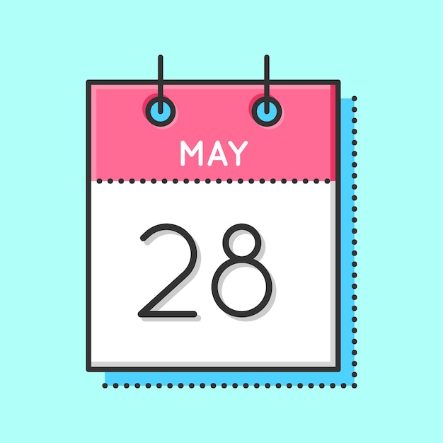 May Calendar Icon