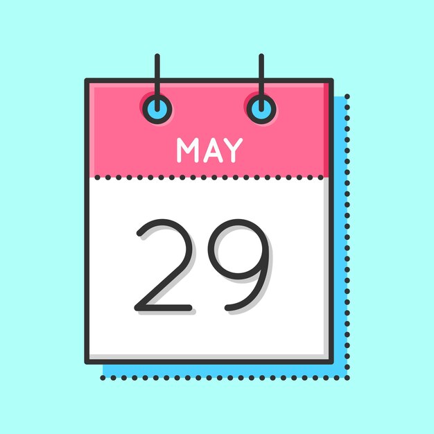 May Calendar Icon