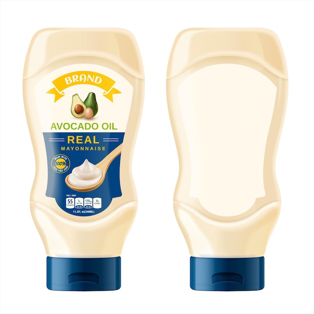 Mayonnaise bottle set