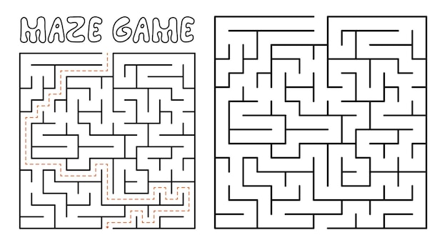 Maze game for kids Complex Maze puzzle with solution