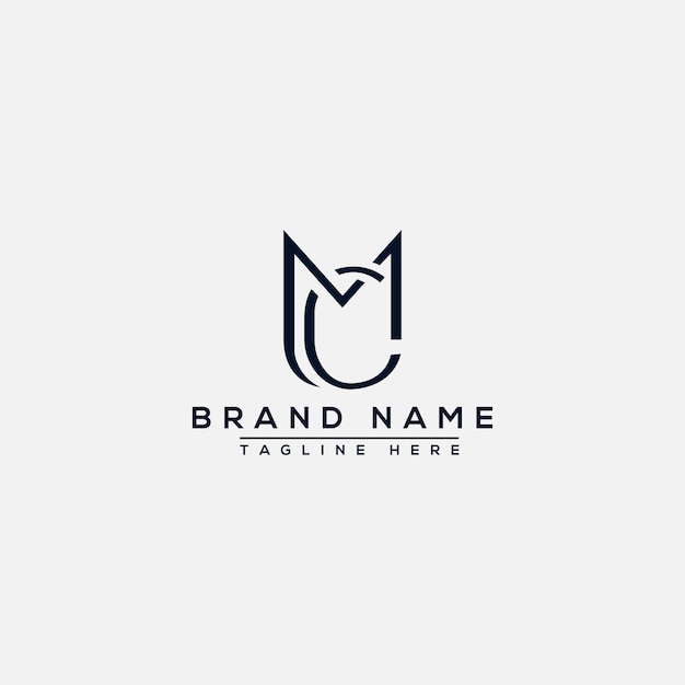 MC Logo Design Template Vector Graphic Branding Element