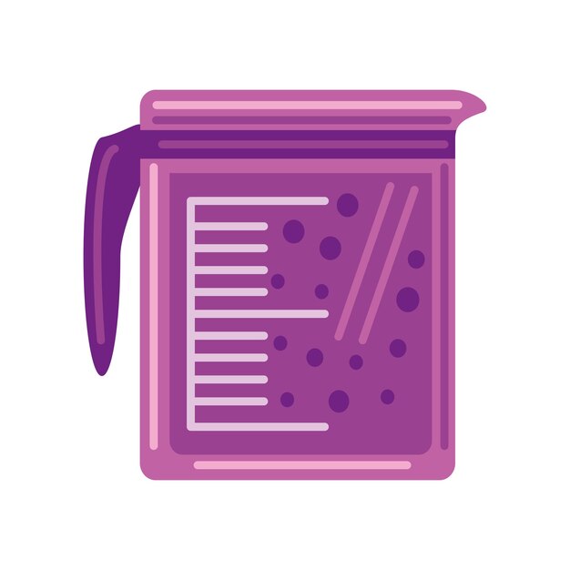 measure cup laboratory icon isolated design