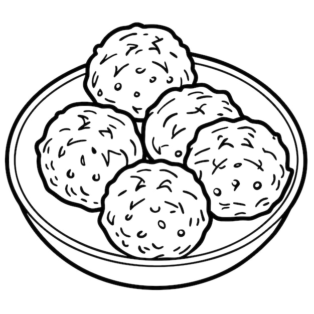 Meat balls detail shot