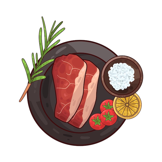 Meat illustration