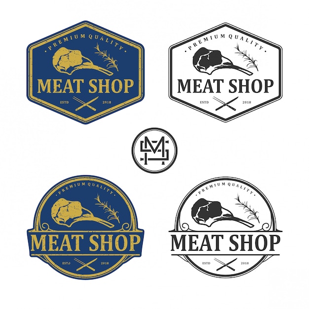 Meat Shop vintage logo