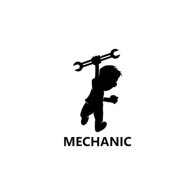 Mechanic Logo Template Design Vector, Emblem, Design Concept, Creative Symbol, Icon