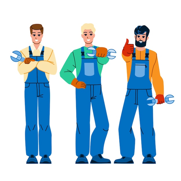 Mechanic technical vector