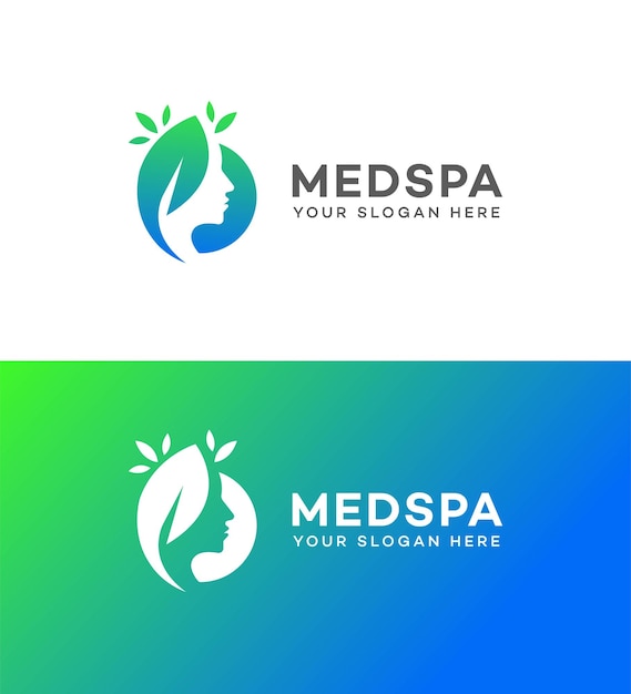 med spa logo template