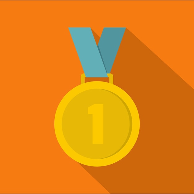 Medal icon Flat illustration of medal vector icon for any web design