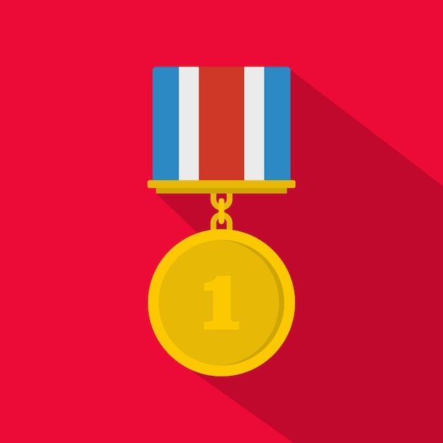 Medal icon Flat illustration of medal vector icon for any web design