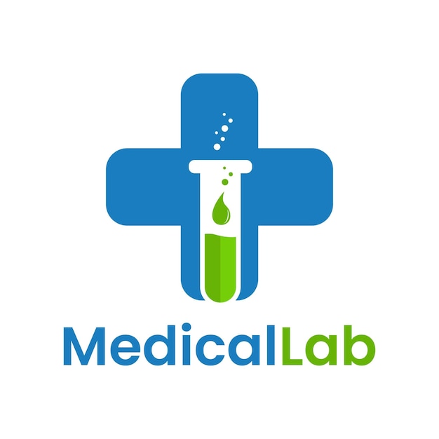 Medic Lab Logo Template Design