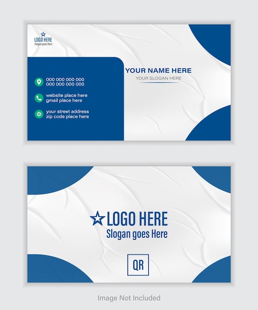 Medical Business Card Vector Design Template and Healthcare Services