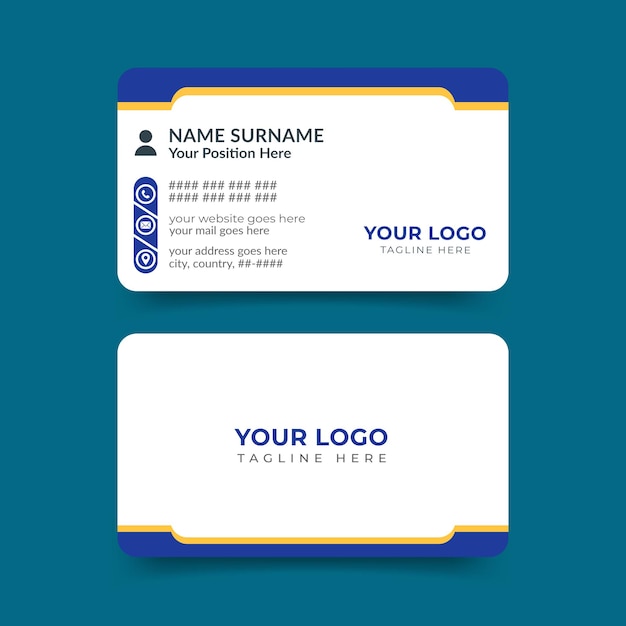 Medical Business Card Or Visiting Card Template