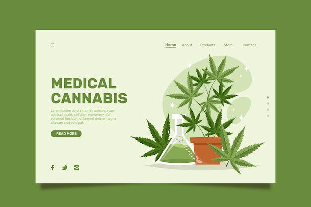 Medical cannabis - landing page