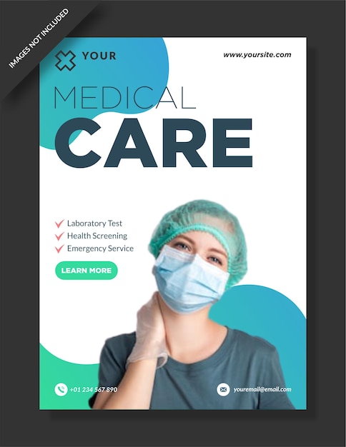 Medical care instagram stories template