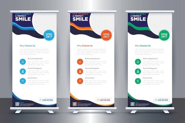 Medical Care Signage Banner Roll Up