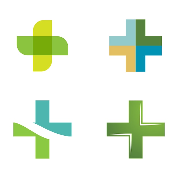 Medical Cross illustration Logo template vector design