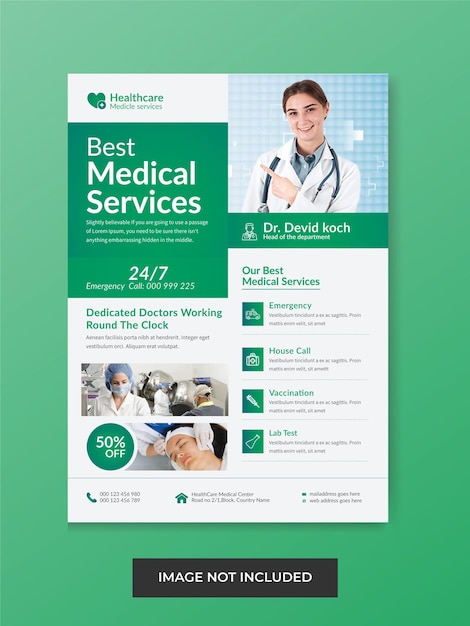 Medical and Dental Flyer Template