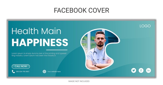 medical face book cover design