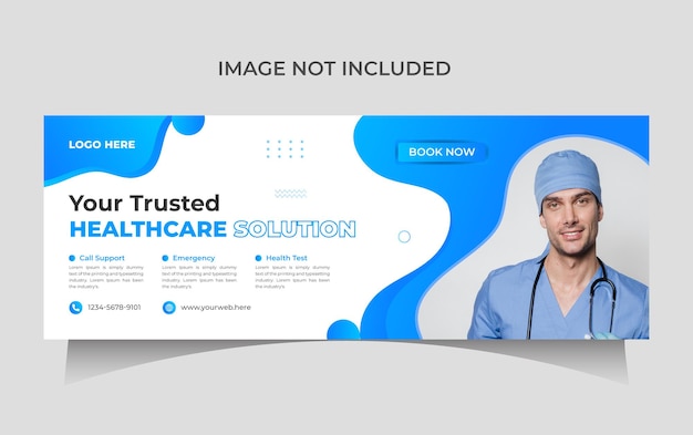 Medical Facebook Cover Banner ads Template