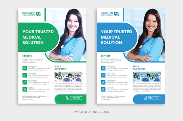 Medical Flyer Template Set