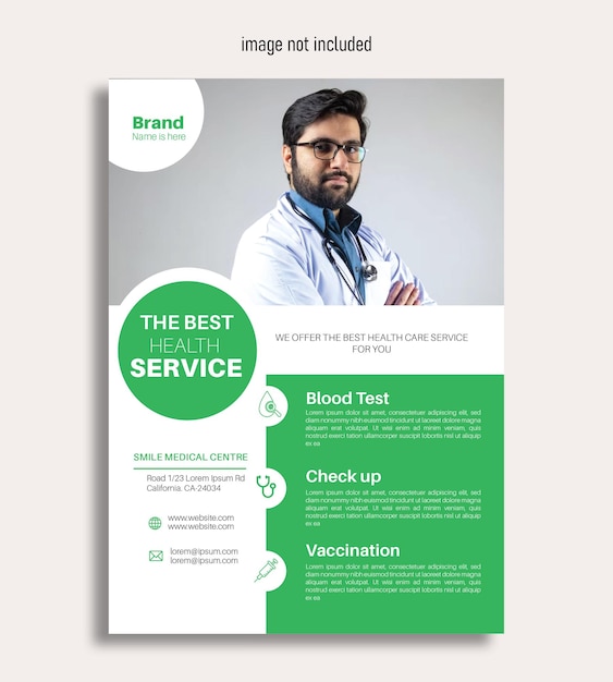 Medical flyer template