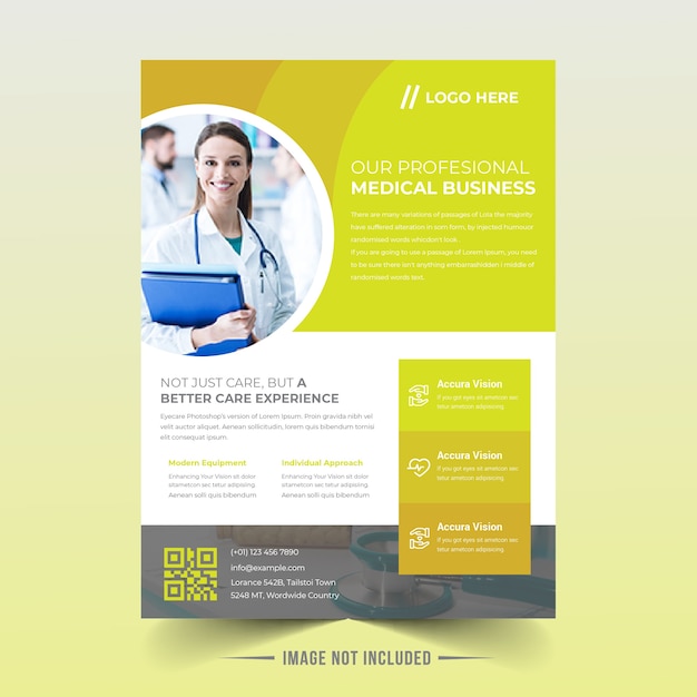 medical flyer template