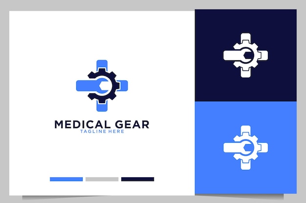 Medical gear service logo design