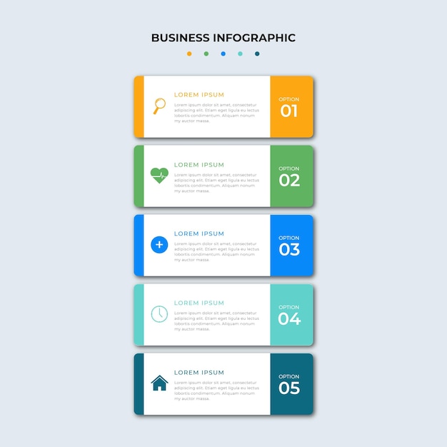 Medical Health Infographic Template Design