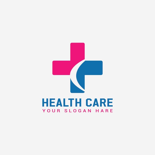 medical health logo design templates