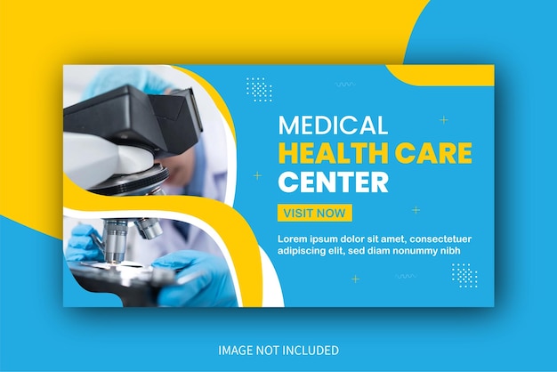 medical healthcare youtube thumbnail video cover banner hospital template clinic youtube thumbnail