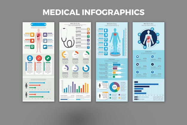 Medical Infographic Template Design