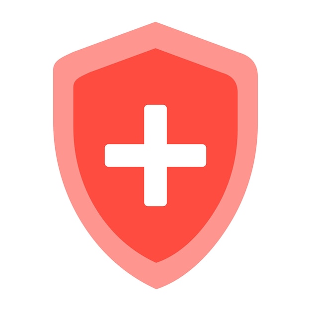 Medical insurance flat icon design 