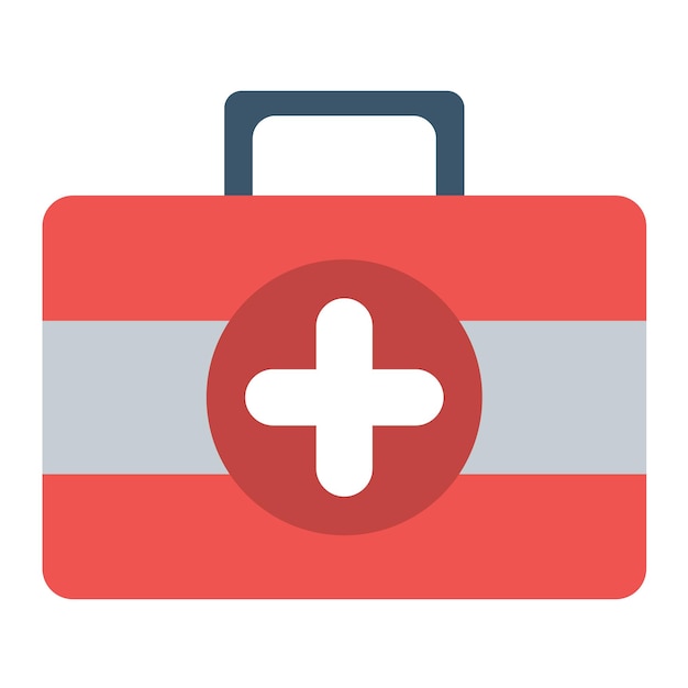 Medical Kit Flat Illustration