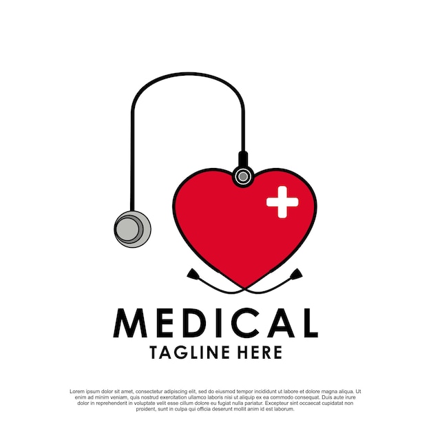 Medical logo design concepts Premium Vector