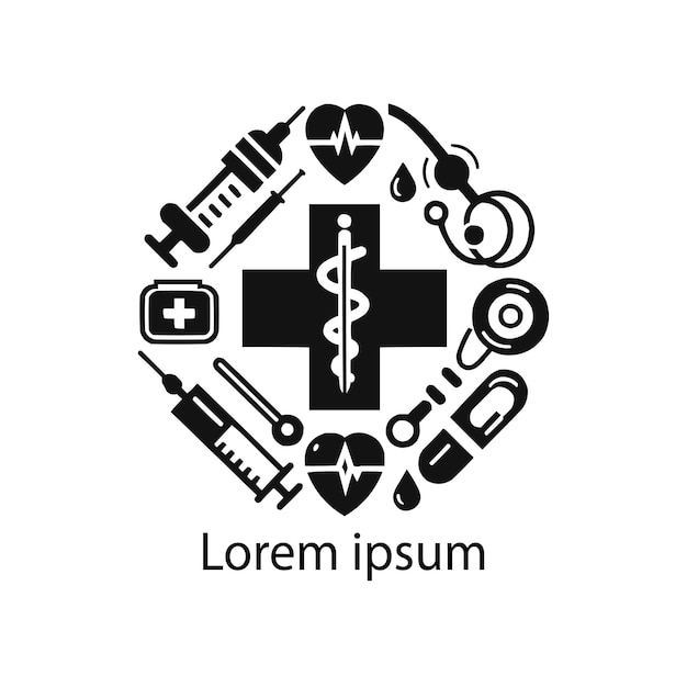 a medical logo desing