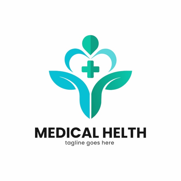 Vector medical logo health icon vector logo design