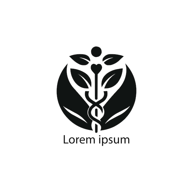 A medical logo on white background