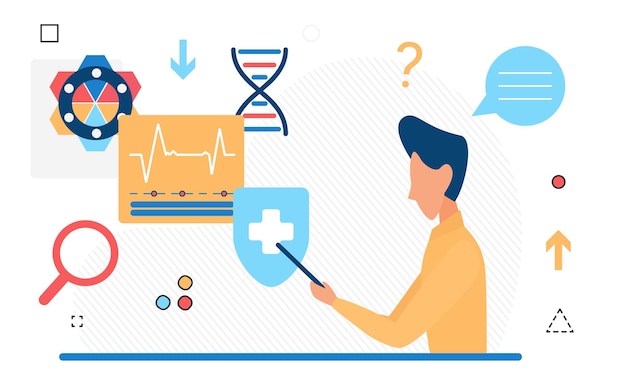 Medical medicine research in laboratory monitoring indicators