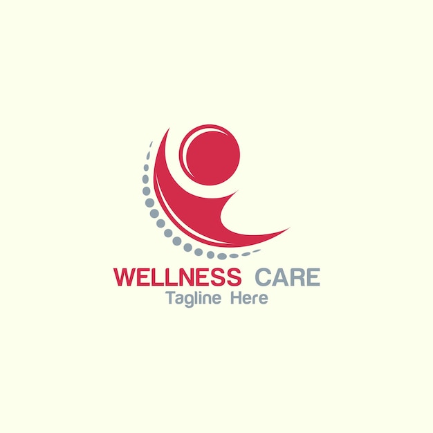 Medical pharmacy wellness dental acupuncture logo design