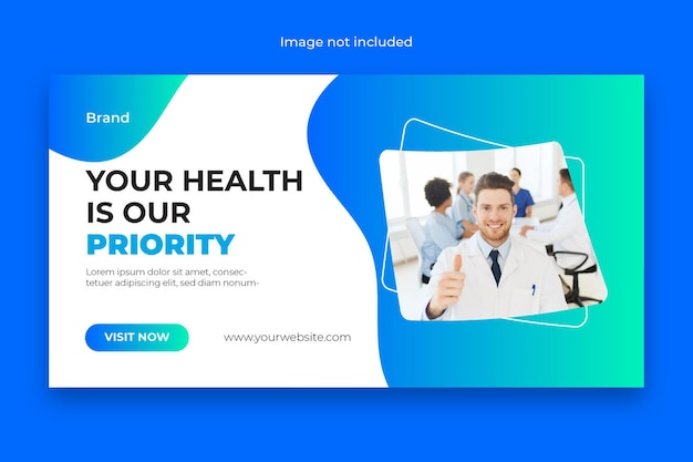 Medical promotion social media cover design