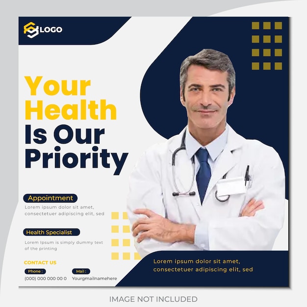 Medical Social Media Post Design Template