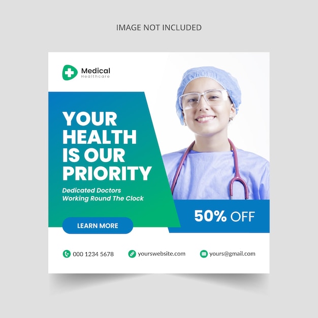 Medical Social Media Post Template