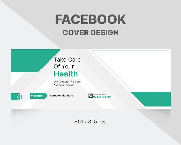 medical social media template design