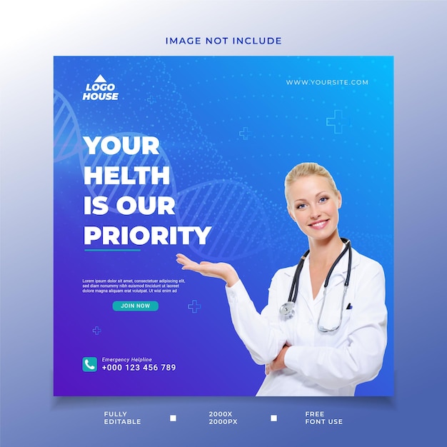 Medical Social Media Template