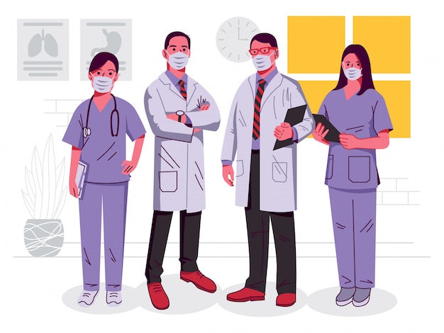 Medical Staff   illustration