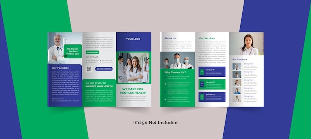 Medical Tri Fold Brochure Design Template